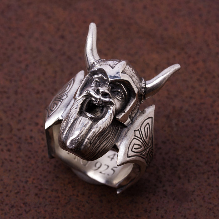 Rage Viking Ring 925 Silber